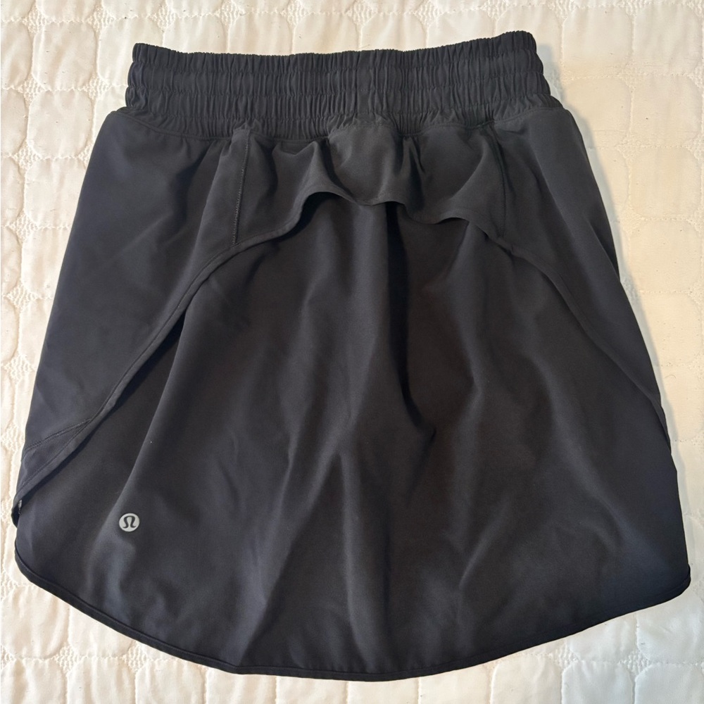 Lululemon Black skirt with shorts underneath